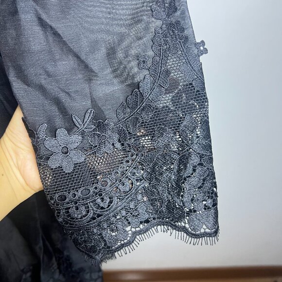 Zimmermann Hypnotic Lace Trim Mini Dress - Picture 8 of 14